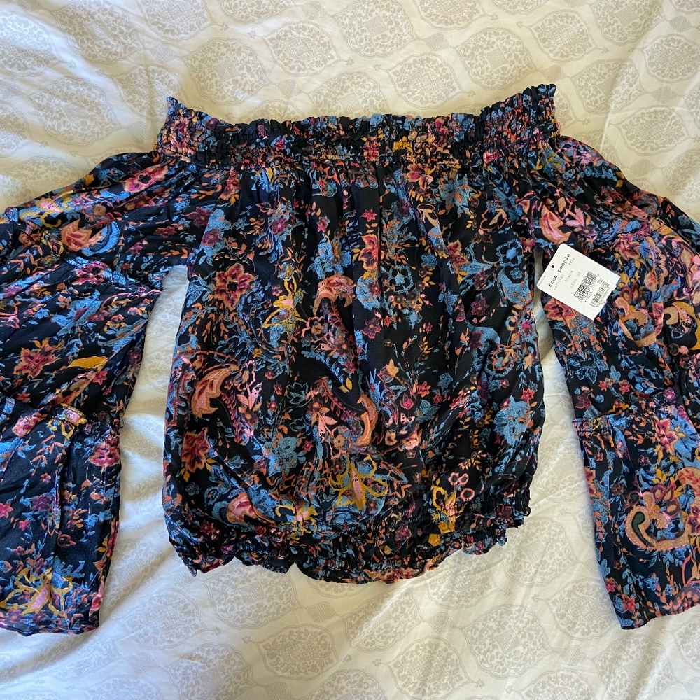 NWT Free People Off the Shoulder Top